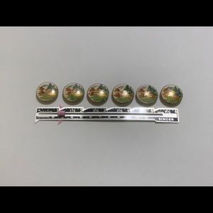 6 Satsuma buttons